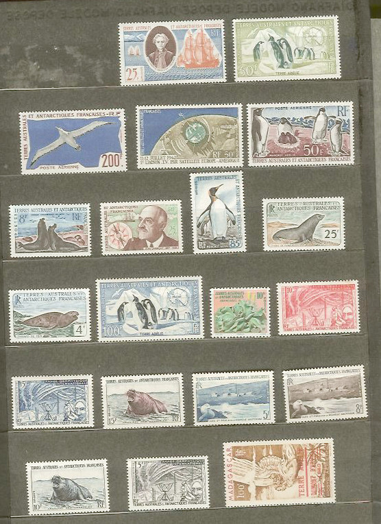 French Antarctic territory collection MUH